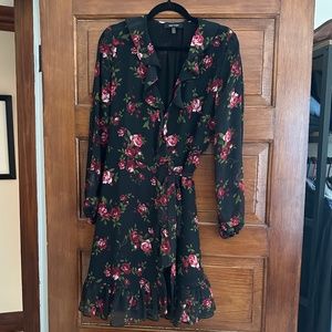 Nine West Floral Wrap Dress, size 4